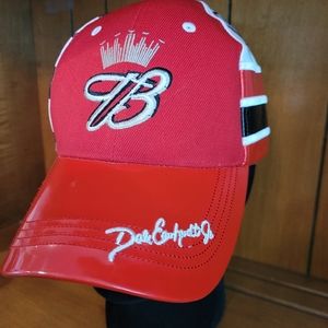 Nascar Dale Earnhardt Jr Patent Leather Cap Hat Adult One Size